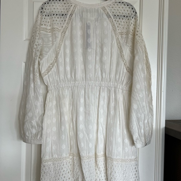 Ivory Anthropologie Dress - Picture 3 of 5